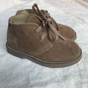 Crewcuts Brown Suede Lace-Up Kids Boots